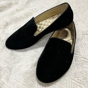 Black Velvet “Starling” Loafers